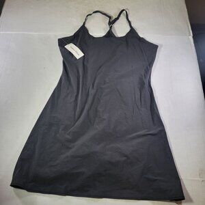 Outdoor Voices Black Athletic Volley Dress With Shorts Tennis Pickleball Size L